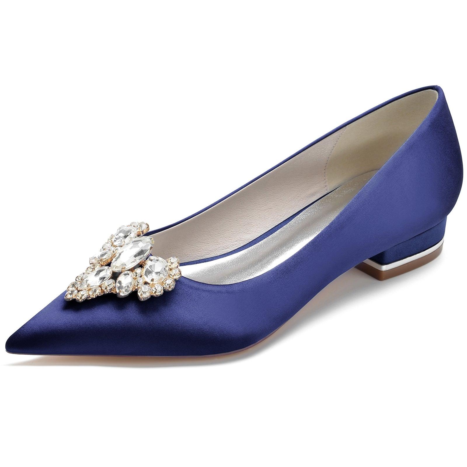 Flat Heel 2.5cm Silk-Like Shoes CK0244 - COCOMELODY