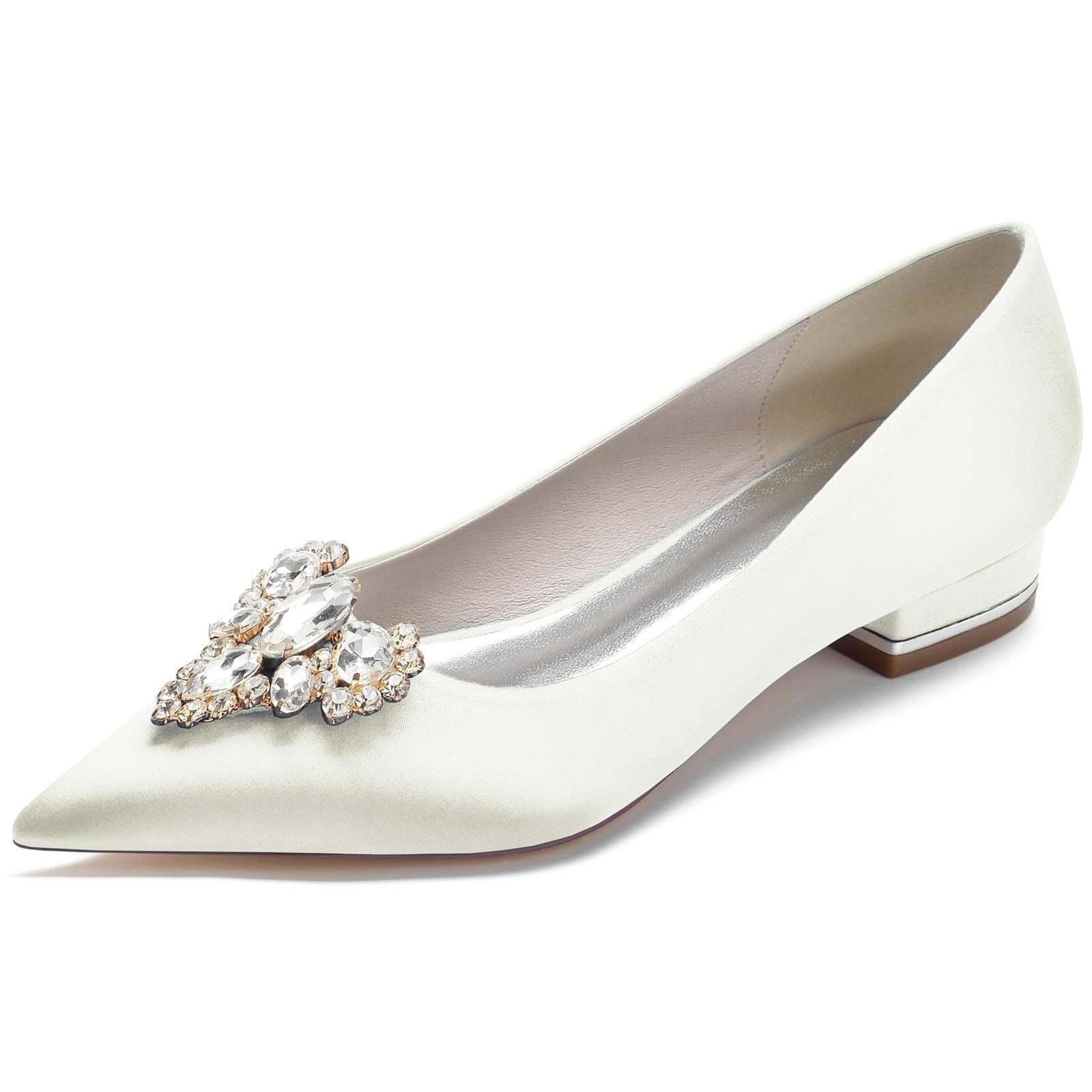 Flat Heel 2.5cm Silk-Like Shoes CK0244 - COCOMELODY