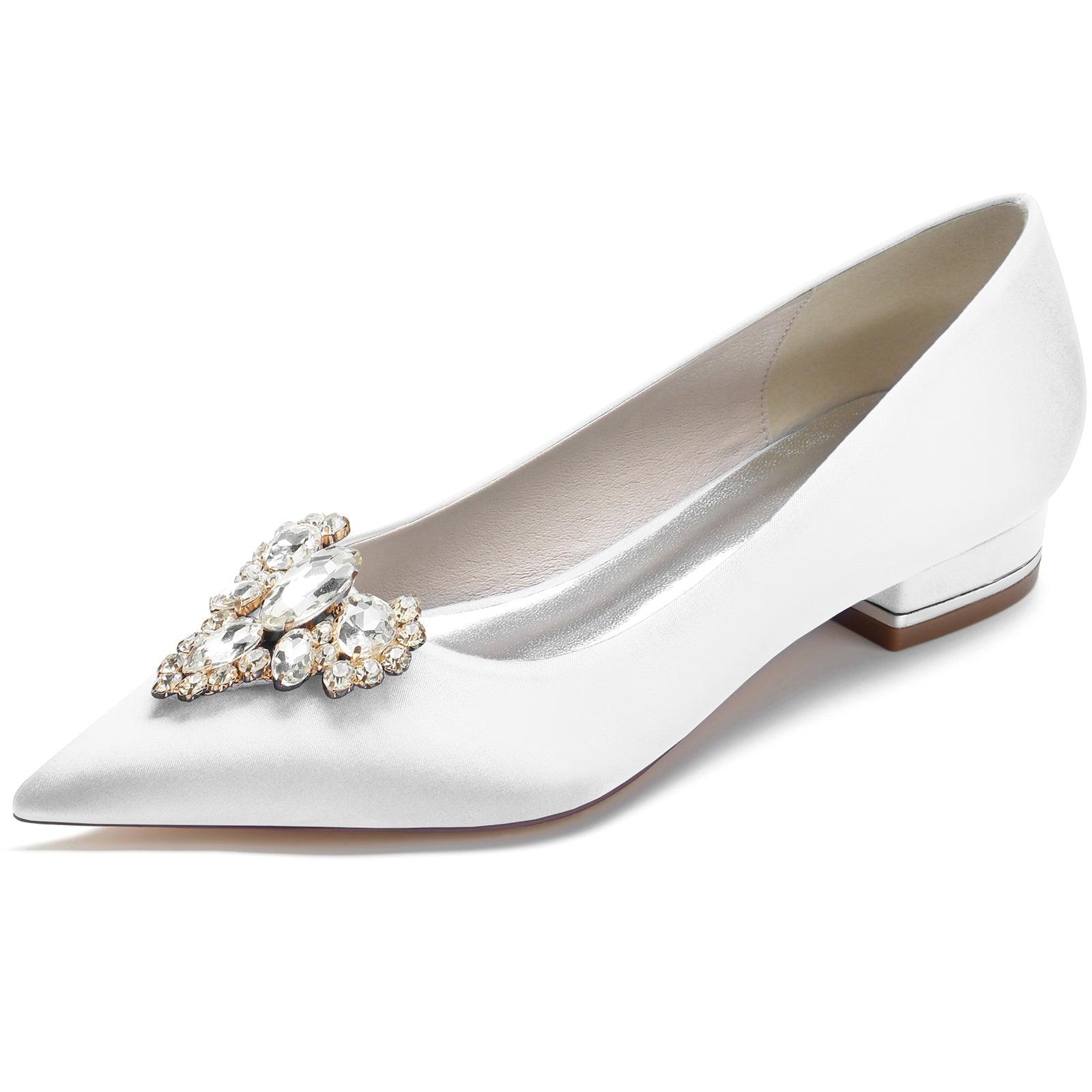 Flat Heel 2.5cm Silk-Like Shoes CK0244 - COCOMELODY