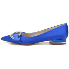 Flat Heel 2.5cm Silk-Like Shoes CK0245 - COCOMELODY