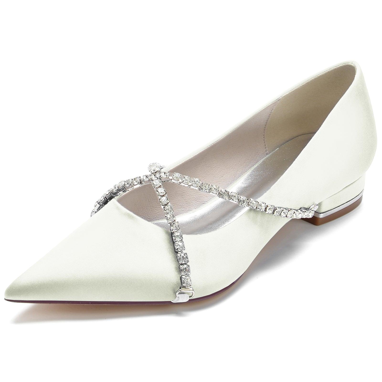 Flat Heel 2.5cm Silk-Like Shoes CK0248 - COCOMELODY