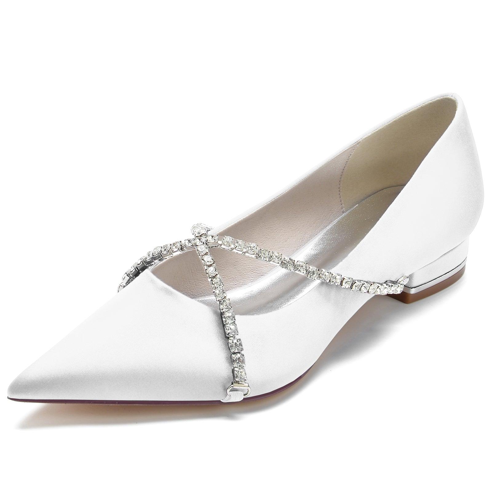 Flat Heel 2.5cm Silk-Like Shoes CK0248 - COCOMELODY