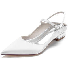 Flat Heel 2.5cm Silk-Like Shoes CK0250 - COCOMELODY