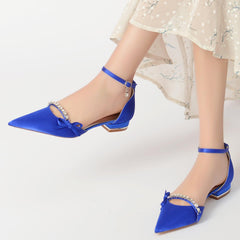 Flat Heel 2.5cm Silk-Like Shoes CK0251 - COCOMELODY