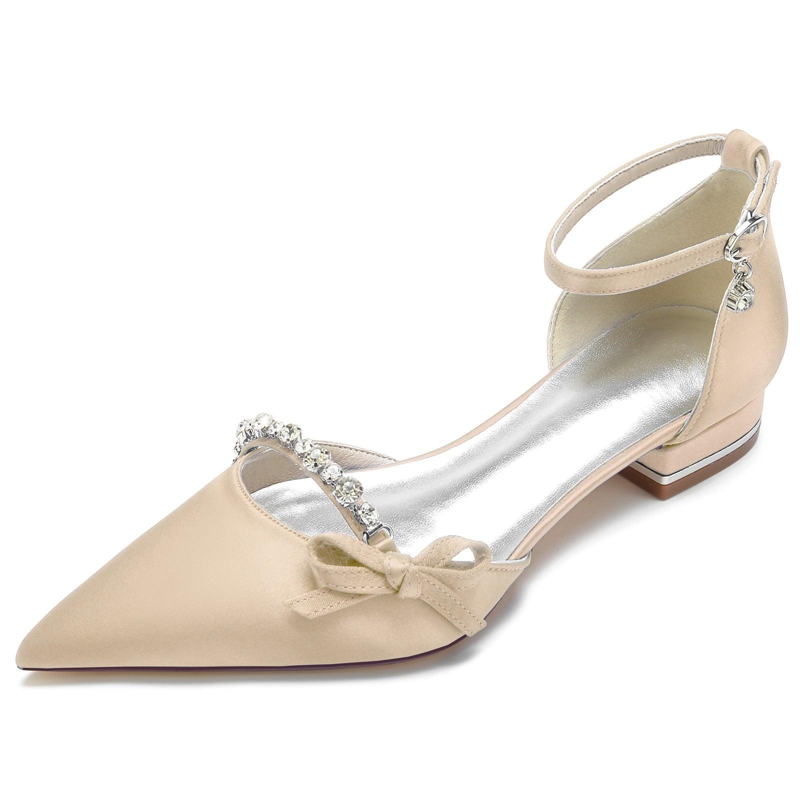 Flat Heel 2.5cm Silk-Like Shoes CK0251 - COCOMELODY