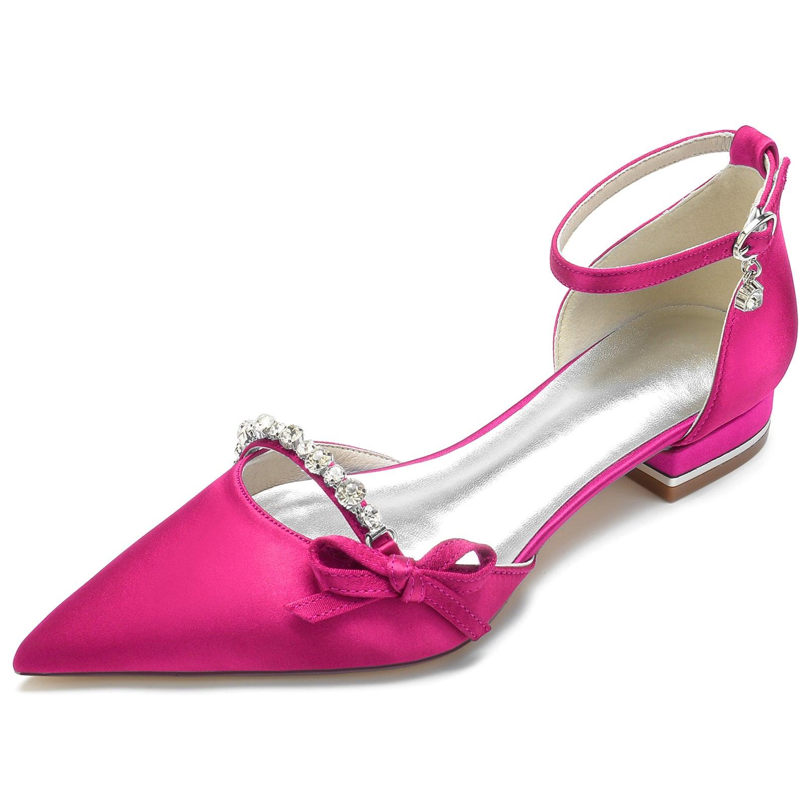 Flat Heel 2.5cm Silk-Like Shoes CK0251 - COCOMELODY