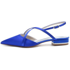 Flat Heel 2.5cm Silk-Like Shoes CK0252 - COCOMELODY