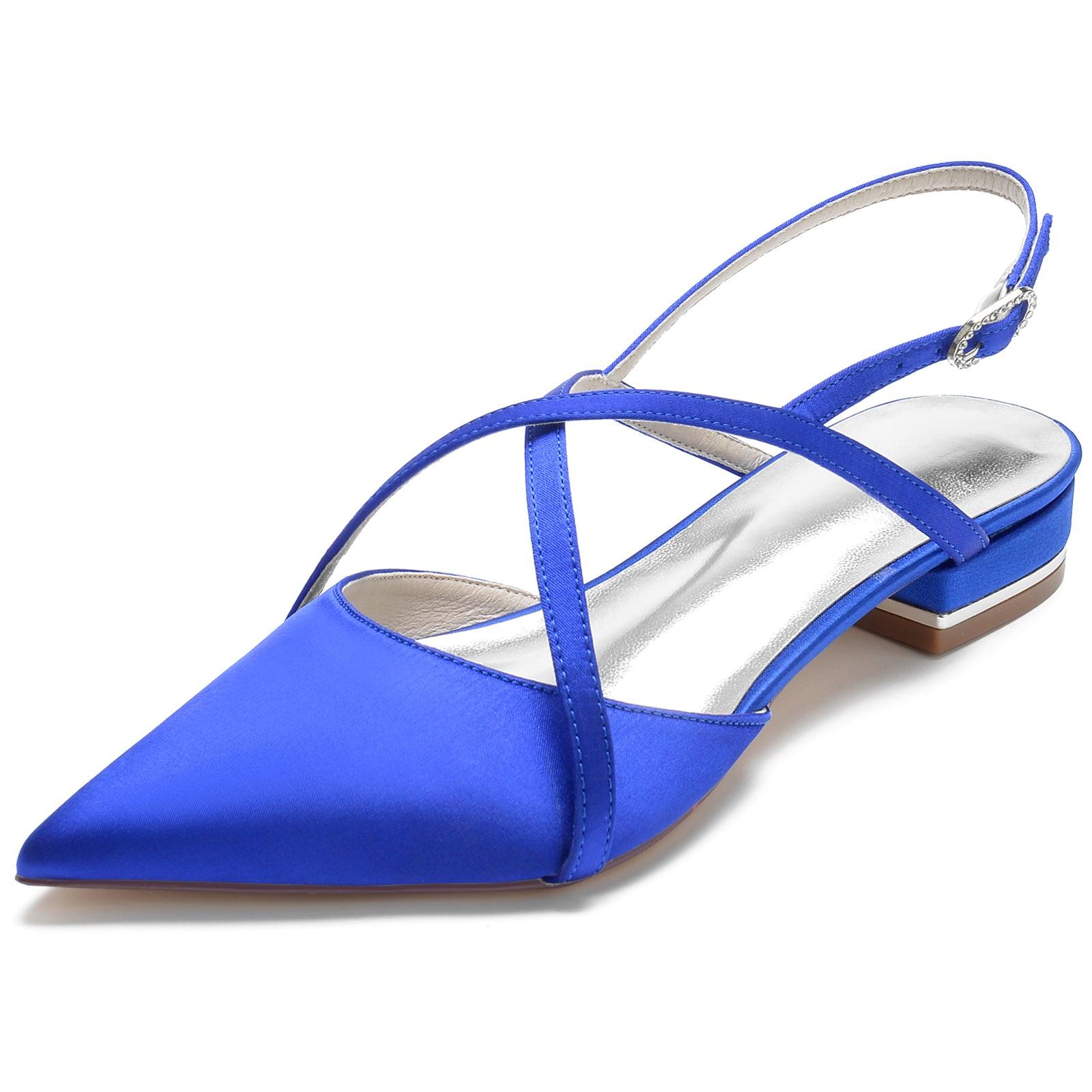 Flat Heel 2.5cm Silk-Like Shoes CK0252 - COCOMELODY