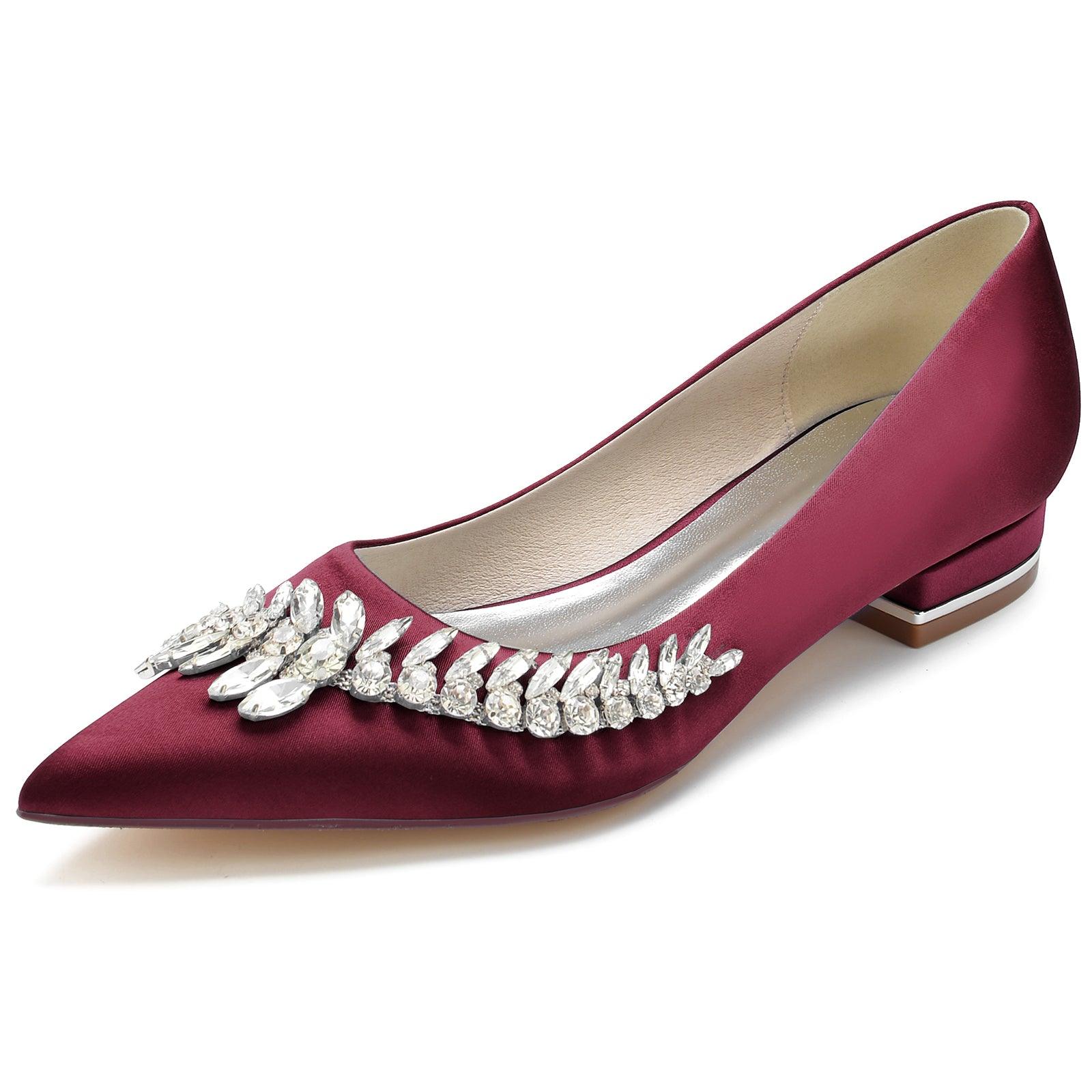 Flat Heel 2.5cm Silk-Like Shoes CK0253 - COCOMELODY