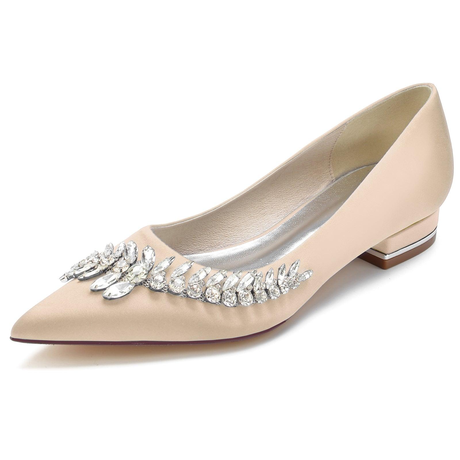 Flat Heel 2.5cm Silk-Like Shoes CK0253 - COCOMELODY