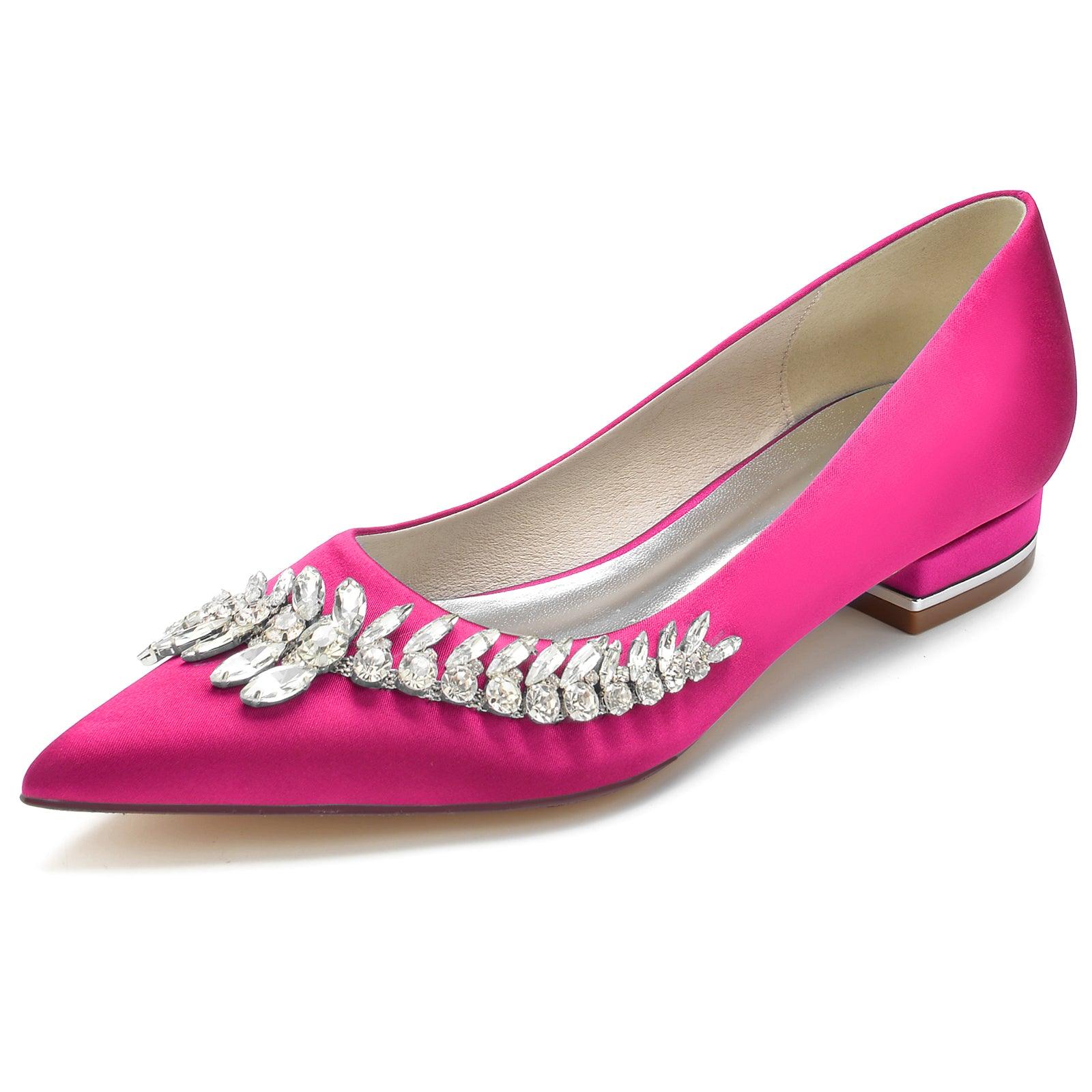 Flat Heel 2.5cm Silk-Like Shoes CK0253 - COCOMELODY