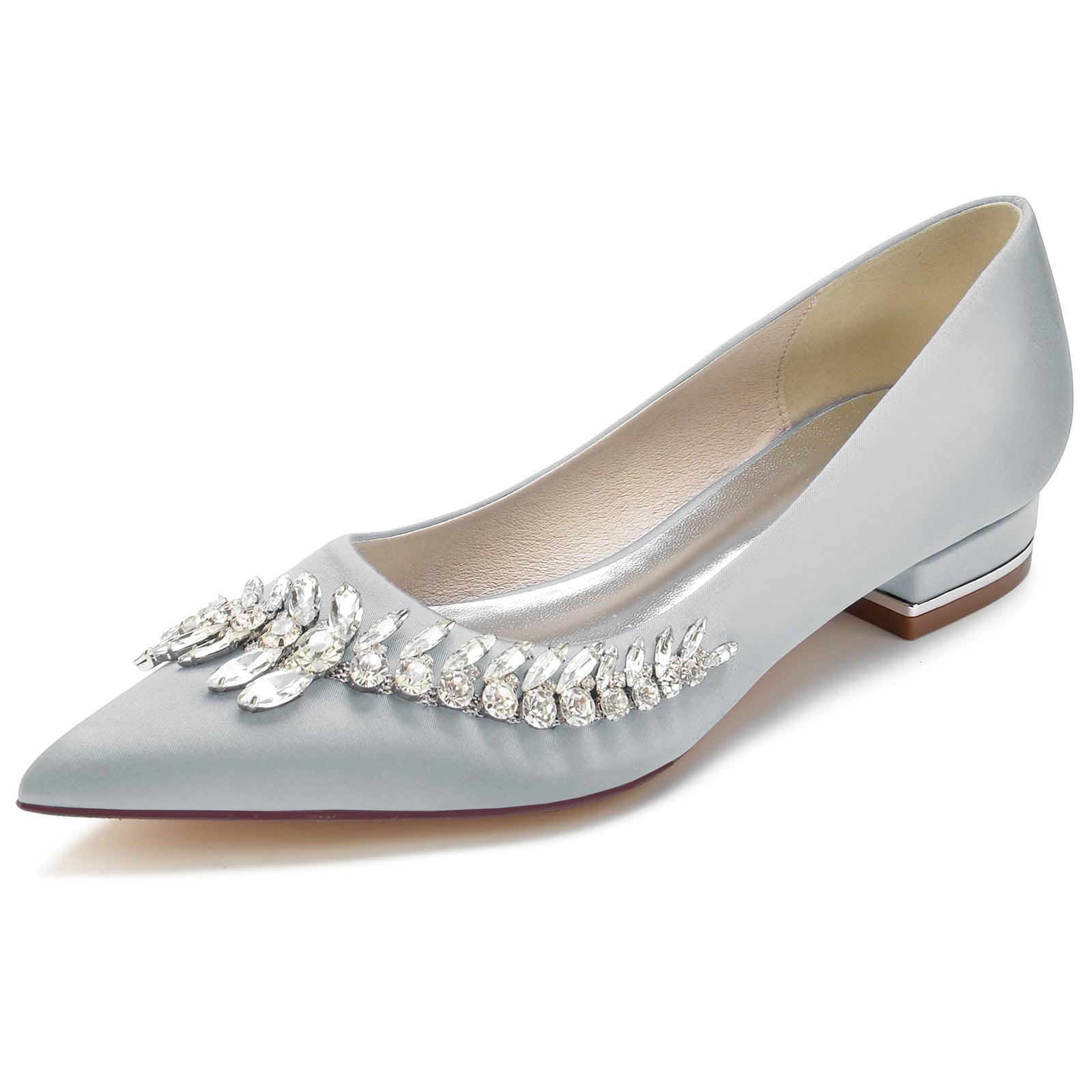 Flat Heel 2.5cm Silk-Like Shoes CK0253 - COCOMELODY