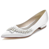 Flat Heel 2.5cm Silk-Like Shoes CK0253 - COCOMELODY