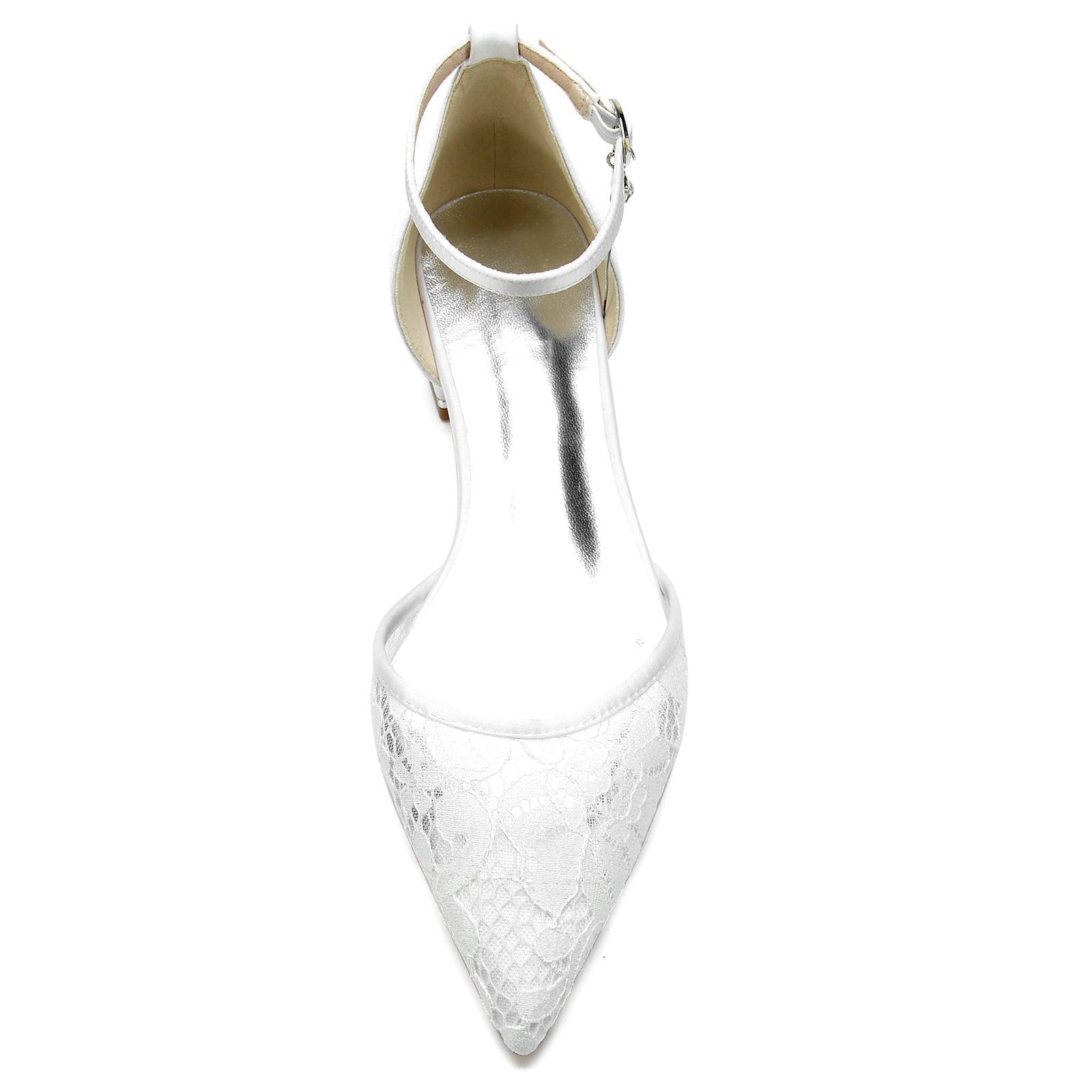 Flat Heel 2.5cm Lace Shoes CK0254 - COCOMELODY