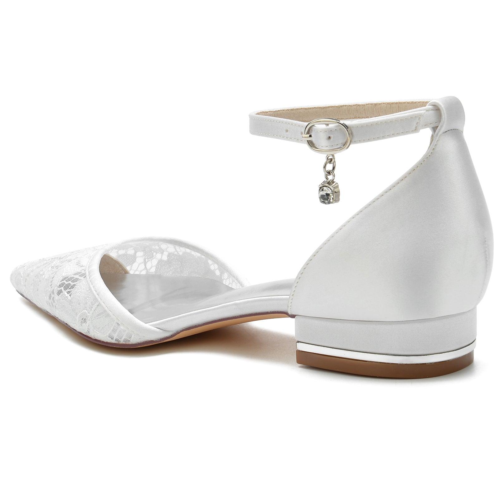Flat Heel 2.5cm Lace Shoes CK0254 - COCOMELODY