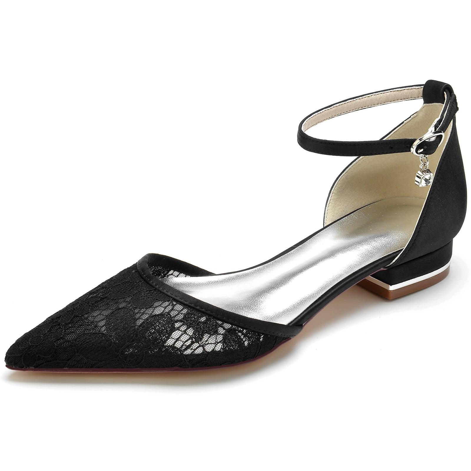 Flat Heel 2.5cm Lace Shoes CK0254 - COCOMELODY