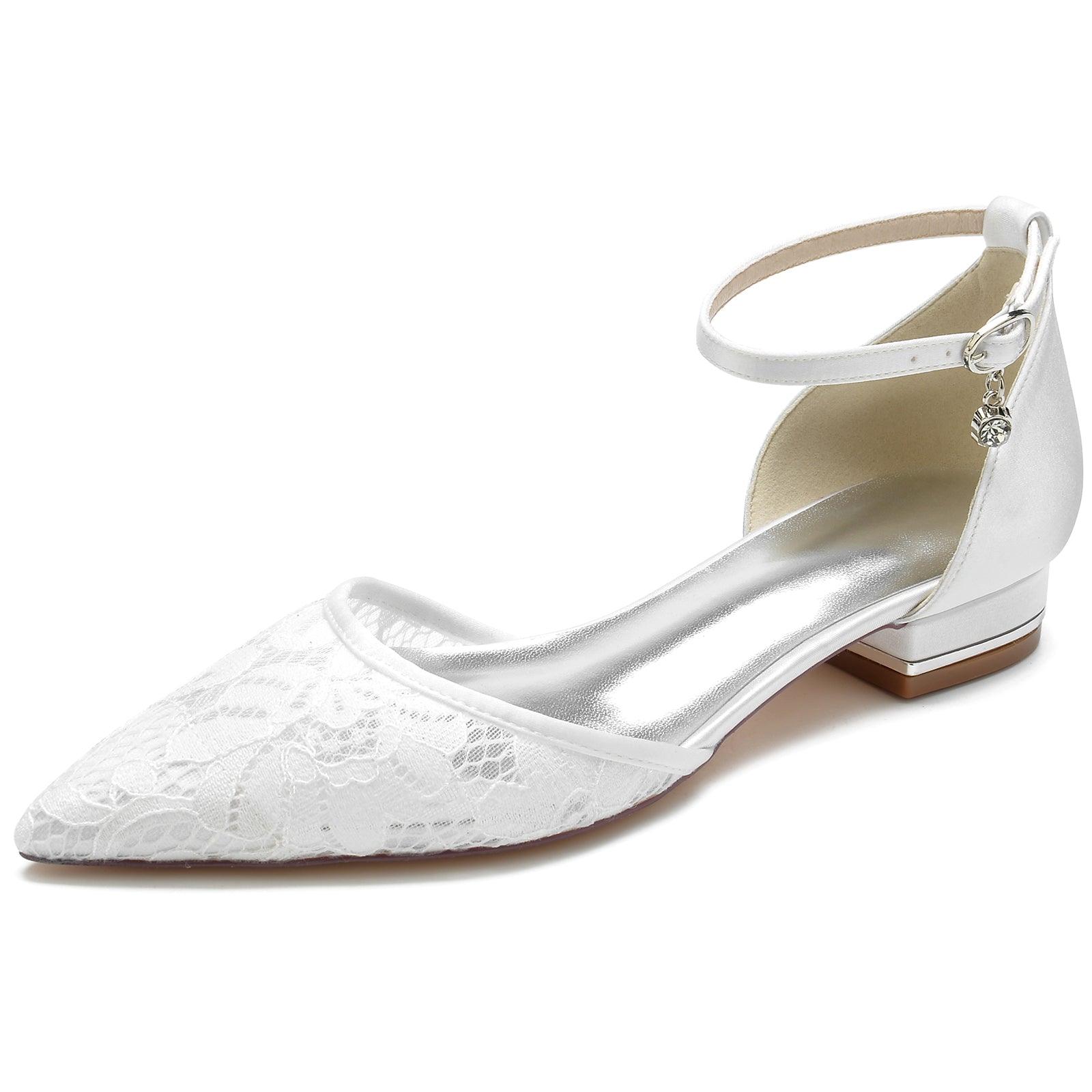 Flat Heel 2.5cm Lace Shoes CK0254 - COCOMELODY