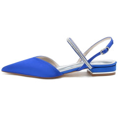 Flat Heel 2.5cm Silk-Like Shoes CK0255 - COCOMELODY