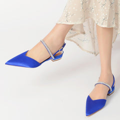 Flat Heel 2.5cm Silk-Like Shoes CK0255 - COCOMELODY