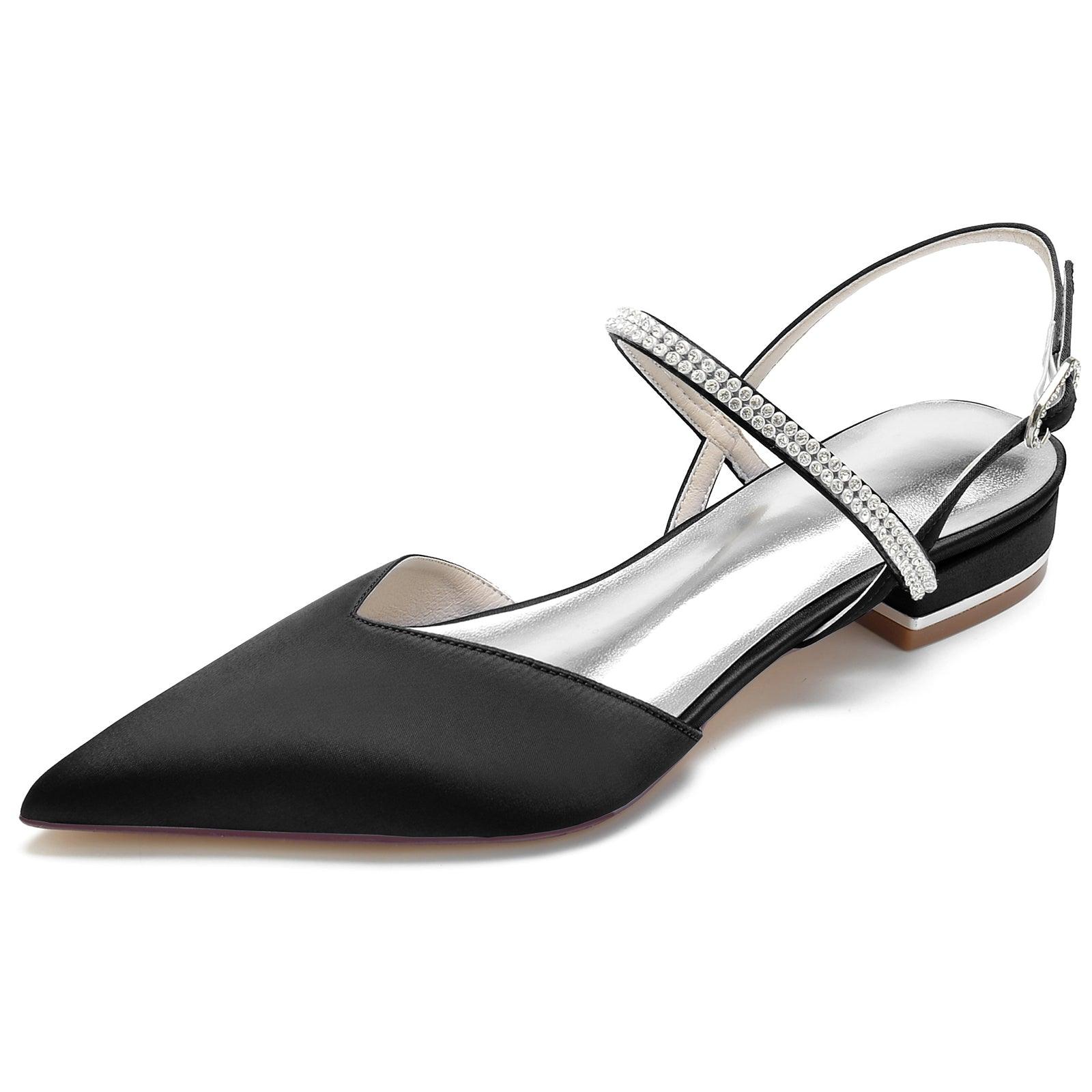 Flat Heel 2.5cm Silk-Like Shoes CK0255 - COCOMELODY