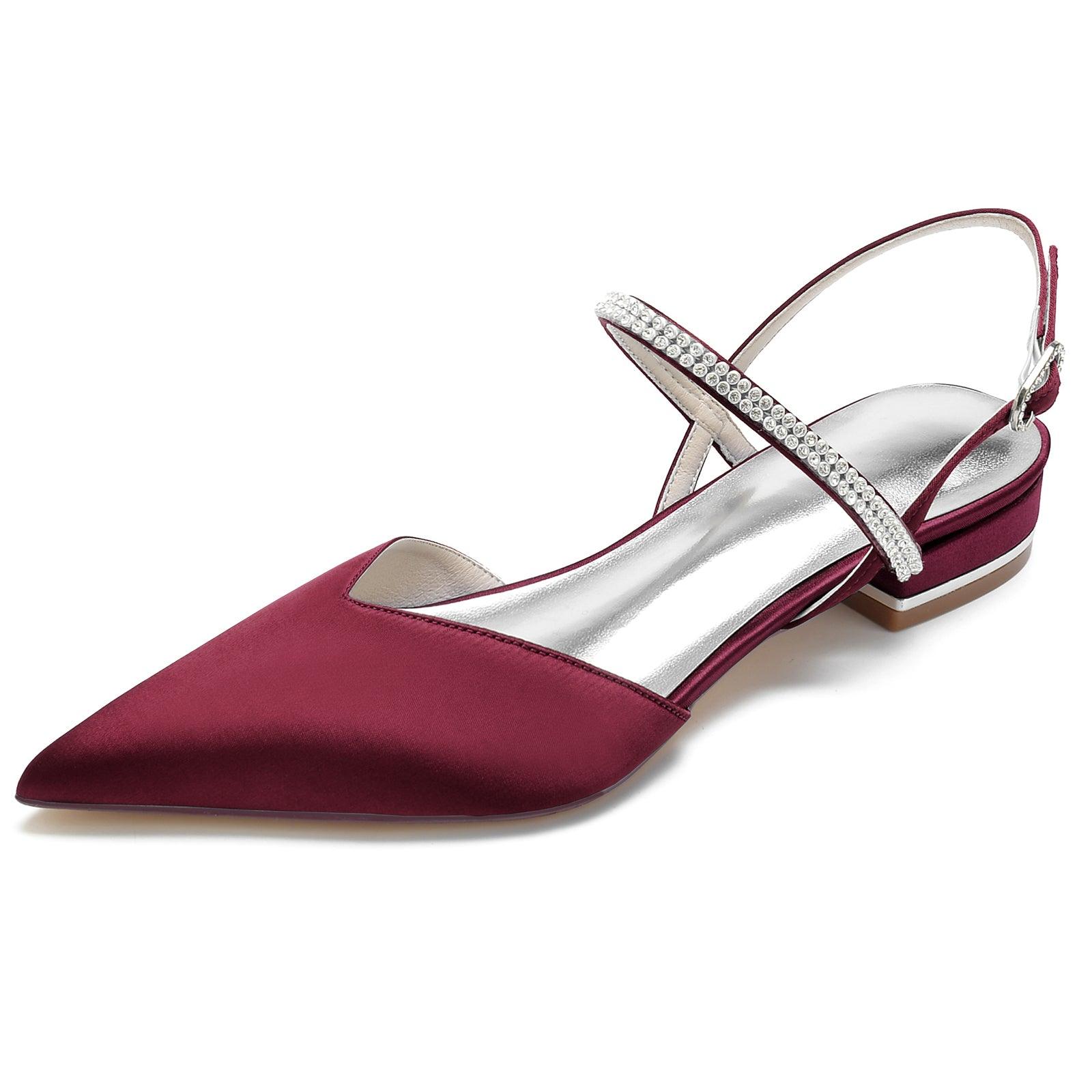 Flat Heel 2.5cm Silk-Like Shoes CK0255 - COCOMELODY