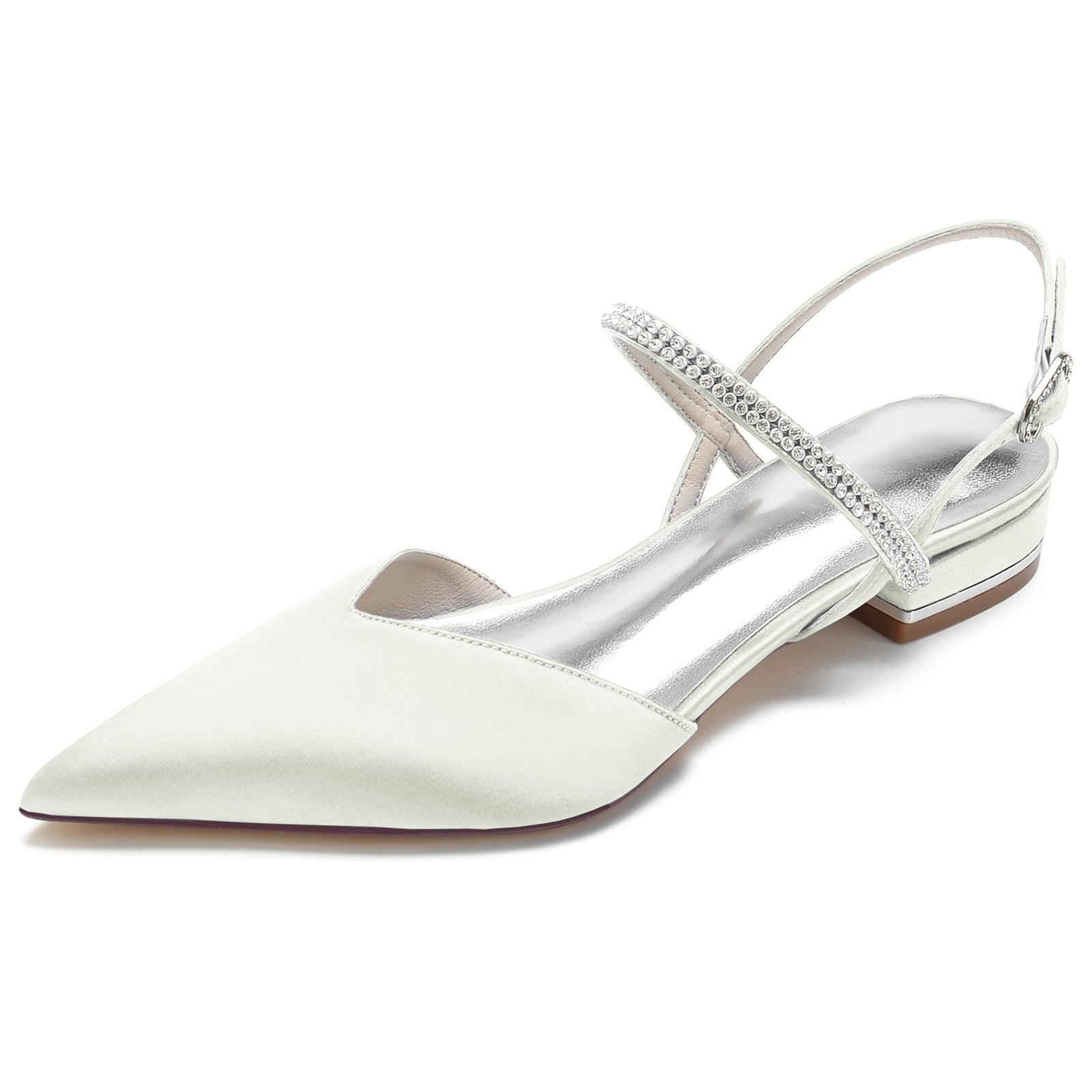 Flat Heel 2.5cm Silk-Like Shoes CK0255 - COCOMELODY