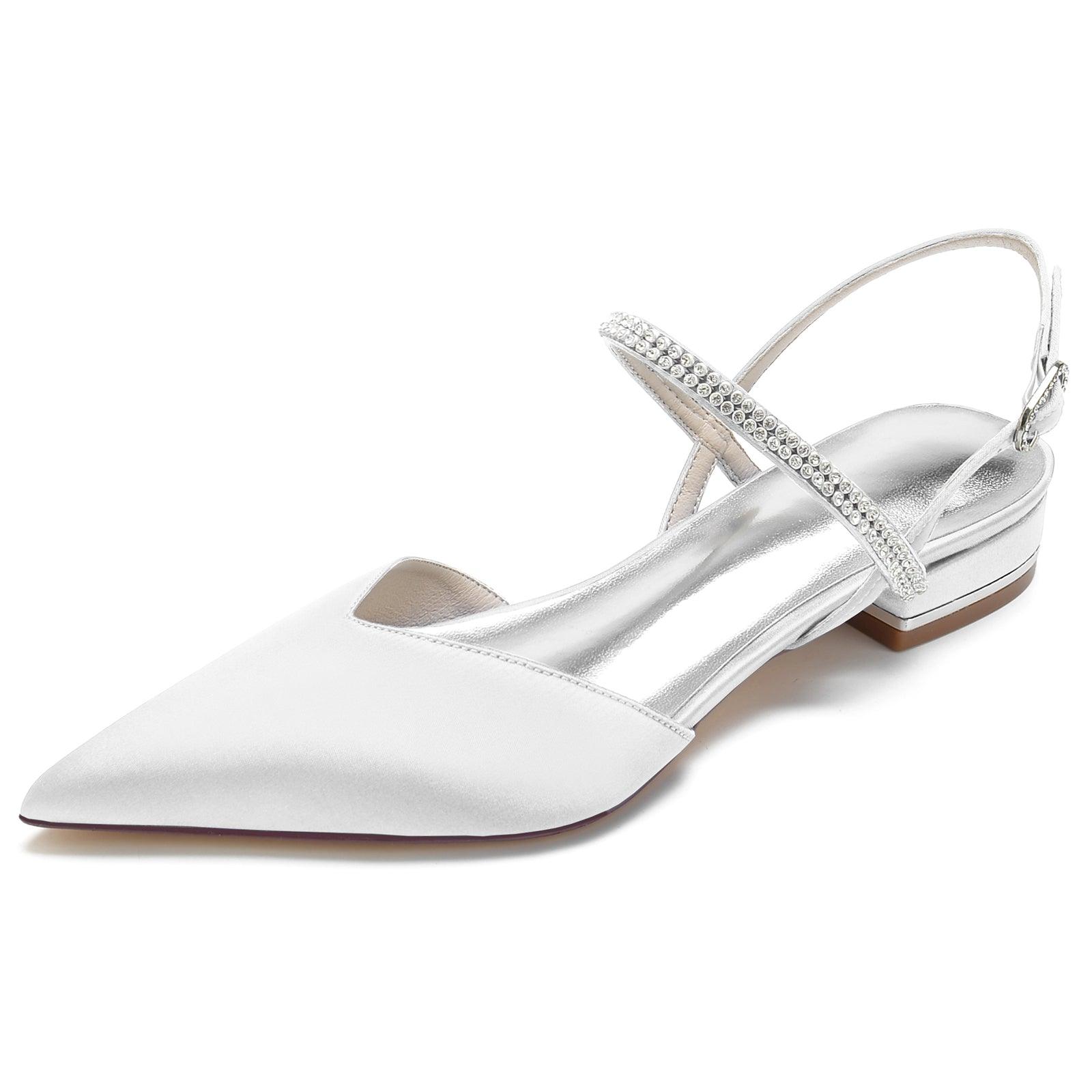Flat Heel 2.5cm Silk-Like Shoes CK0255 - COCOMELODY