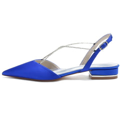Flat Heel 2.5cm Silk-Like Shoes CK0256 - COCOMELODY