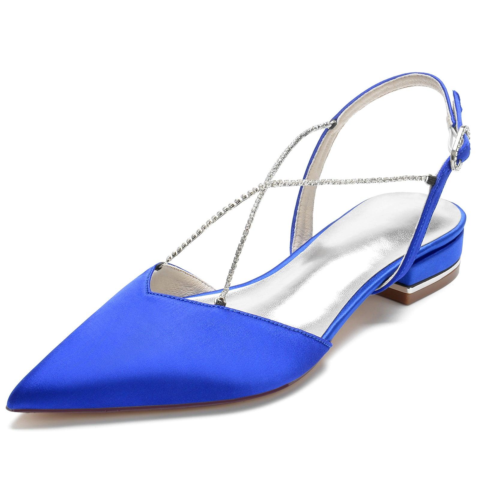 Flat Heel 2.5cm Silk-Like Shoes CK0256 - COCOMELODY