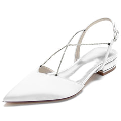 Flat Heel 2.5cm Silk-Like Shoes CK0256 - COCOMELODY