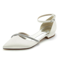 Flat Heel 2.5cm Silk-Like Shoes CK0260 - COCOMELODY