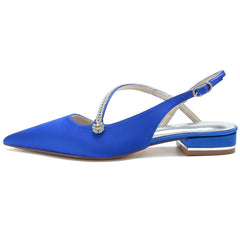 Flat Heel 2.5cm Silk-Like Shoes CK0263 - COCOMELODY