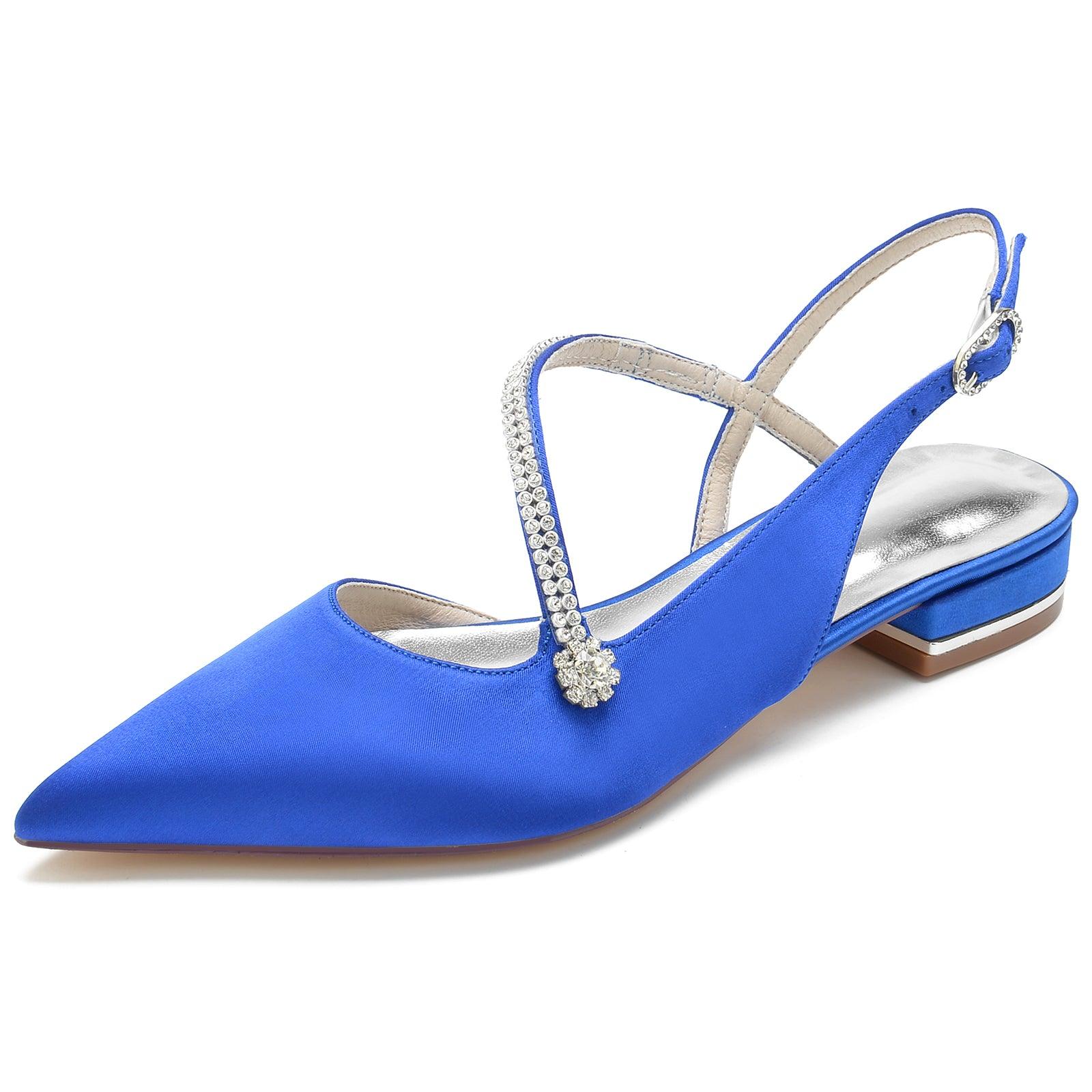 Flat Heel 2.5cm Silk-Like Shoes CK0263 - COCOMELODY
