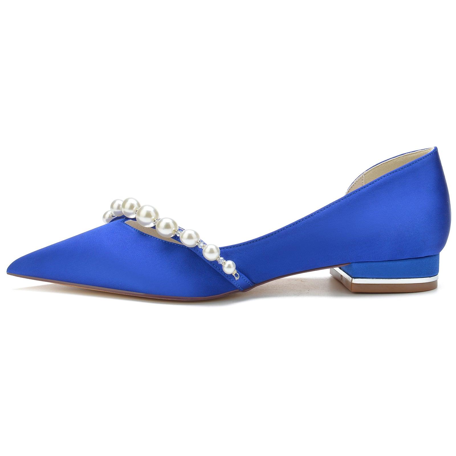 Flat Heel 2.5cm Silk-Like Shoes CK0264 - COCOMELODY