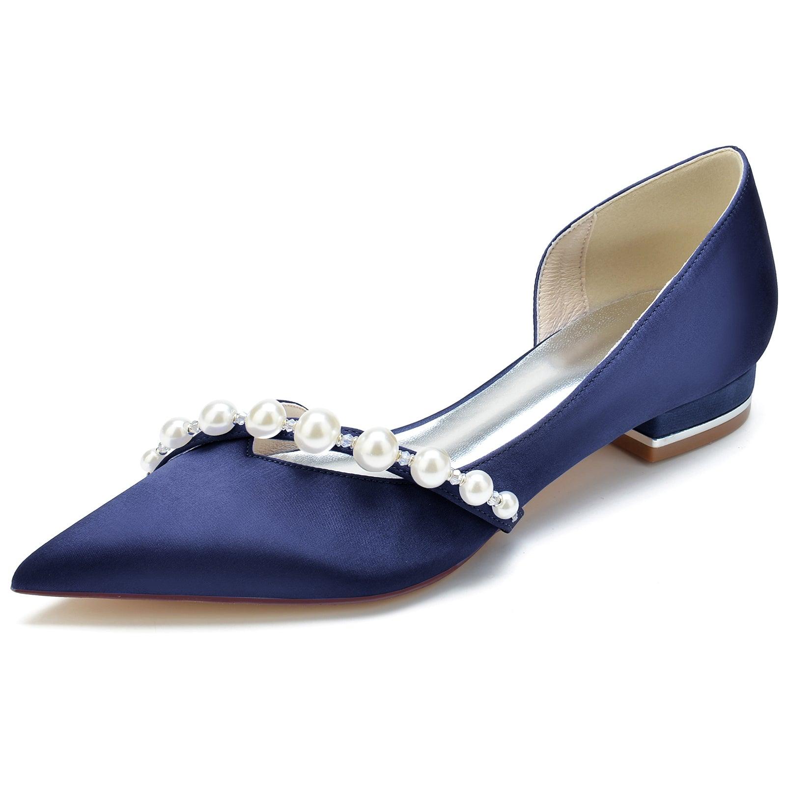 Flat Heel 2.5cm Silk-Like Shoes CK0264 - COCOMELODY