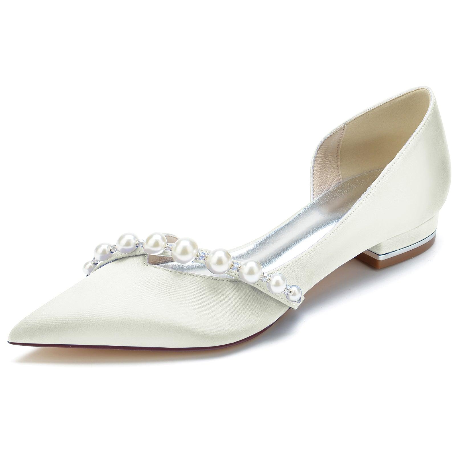 Flat Heel 2.5cm Silk-Like Shoes CK0264 - COCOMELODY