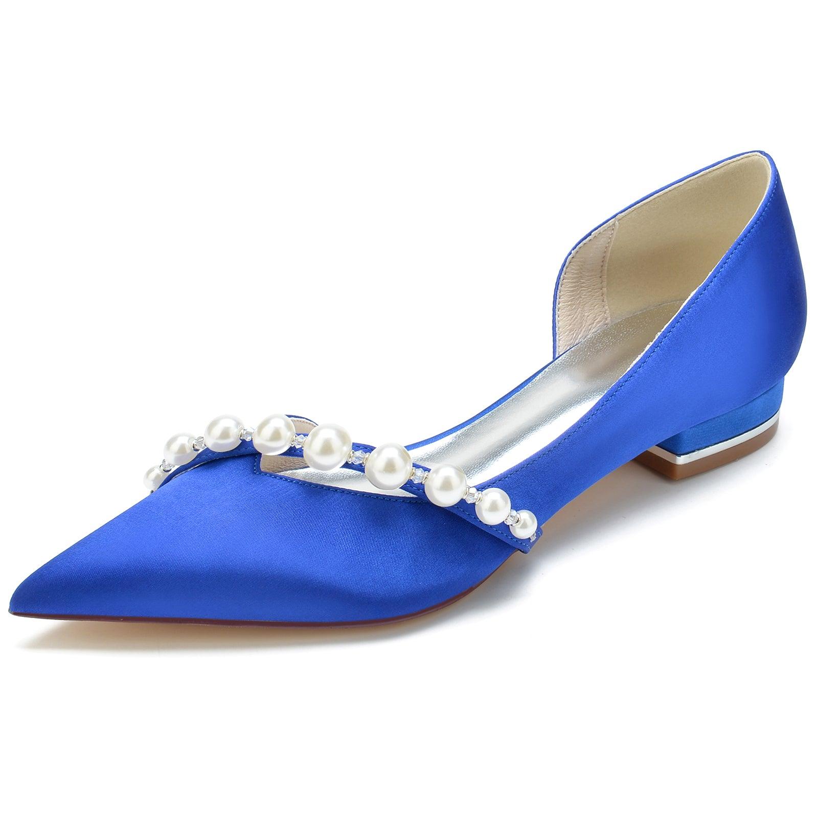 Flat Heel 2.5cm Silk-Like Shoes CK0264 - COCOMELODY