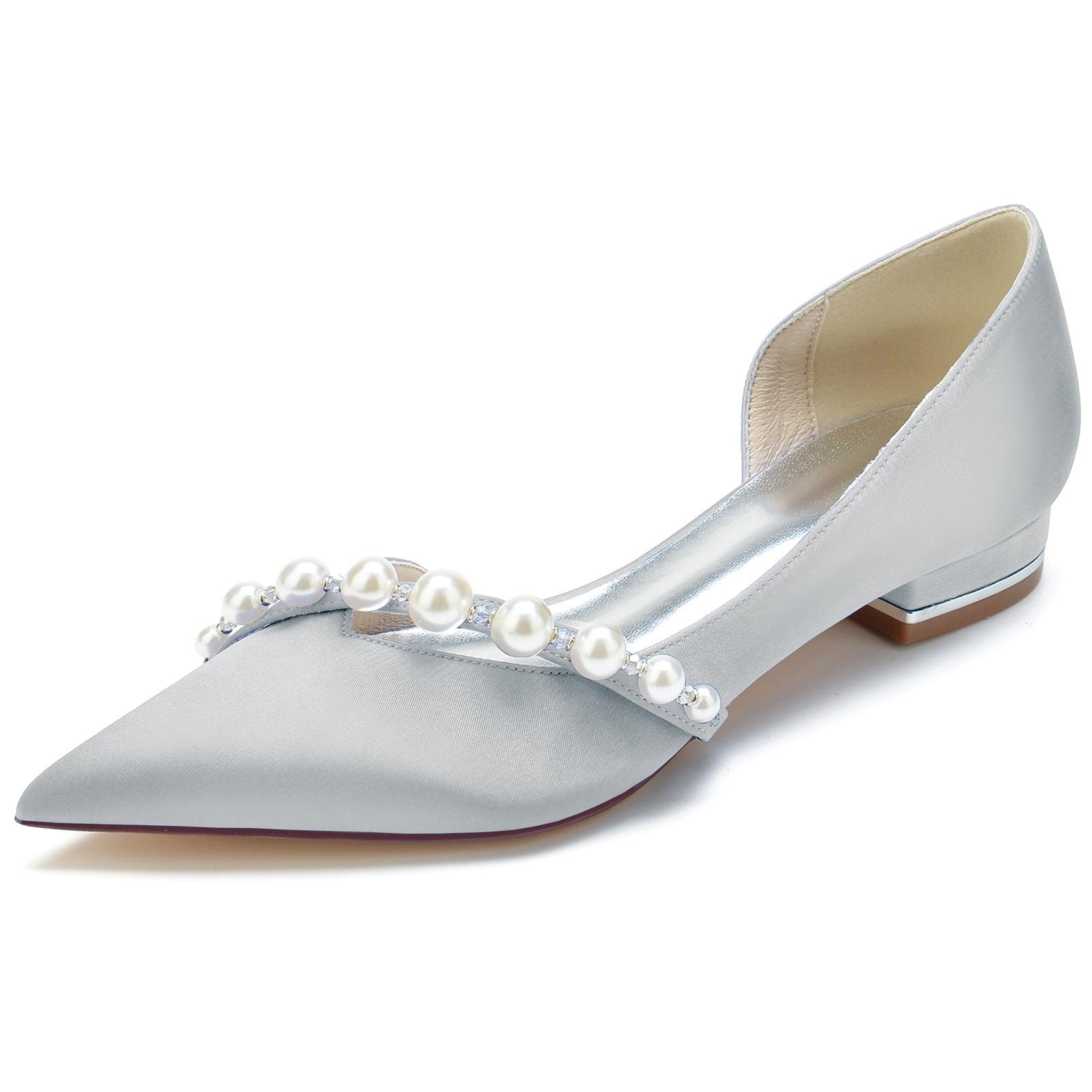 Flat Heel 2.5cm Silk-Like Shoes CK0264 - COCOMELODY