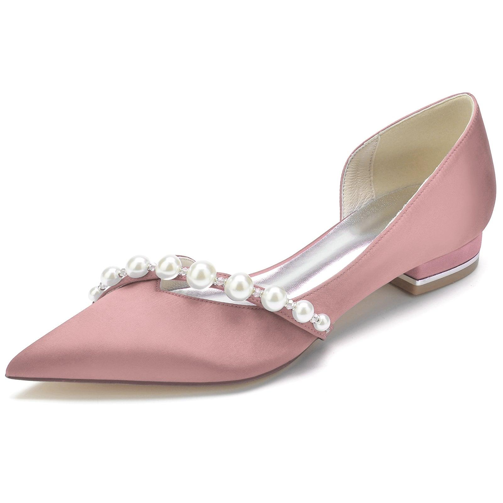 Flat Heel 2.5cm Silk-Like Shoes CK0264 - COCOMELODY