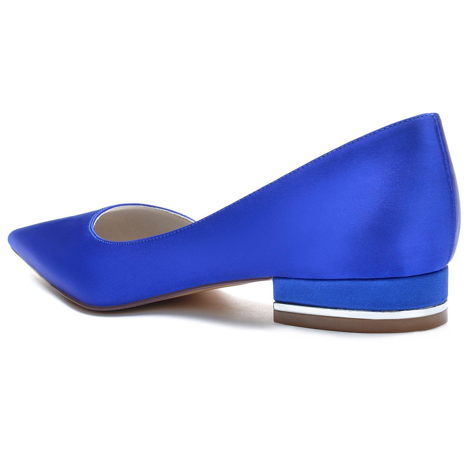 Flat Heel 2.5cm Silk-Like Shoes CK0267 - COCOMELODY