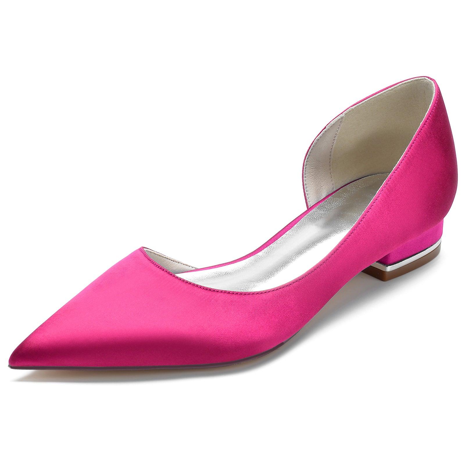 Flat Heel 2.5cm Silk-Like Shoes CK0267 - COCOMELODY