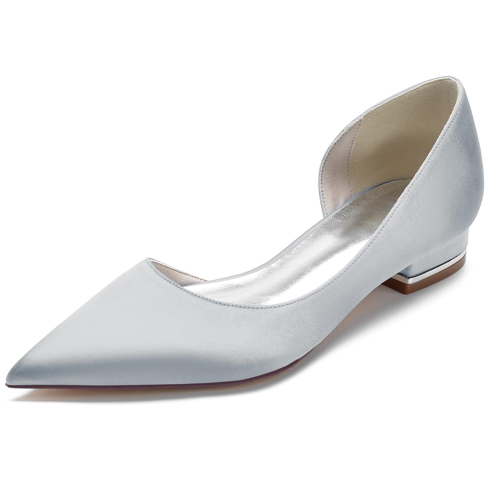 Flat Heel 2.5cm Silk-Like Shoes CK0267 - COCOMELODY