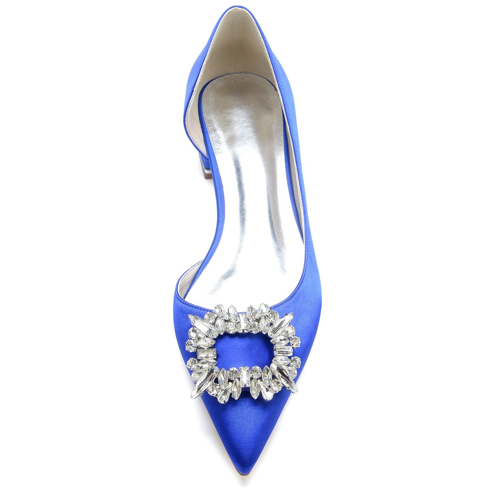 Flat Heel 2.5cm Silk-Like Shoes CK0268 - COCOMELODY