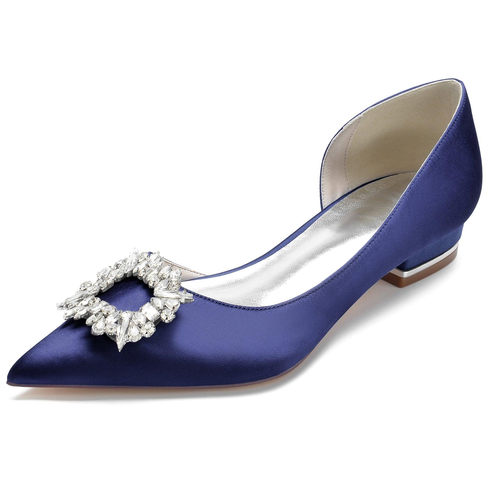 Flat Heel 2.5cm Silk-Like Shoes CK0268 - COCOMELODY