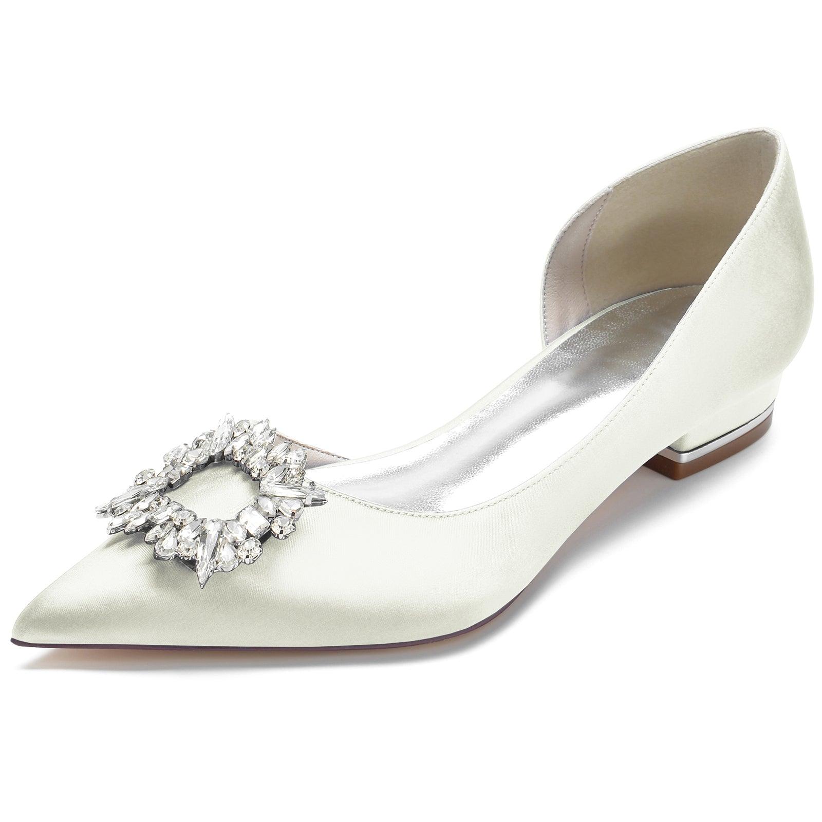 Flat Heel 2.5cm Silk-Like Shoes CK0268 - COCOMELODY