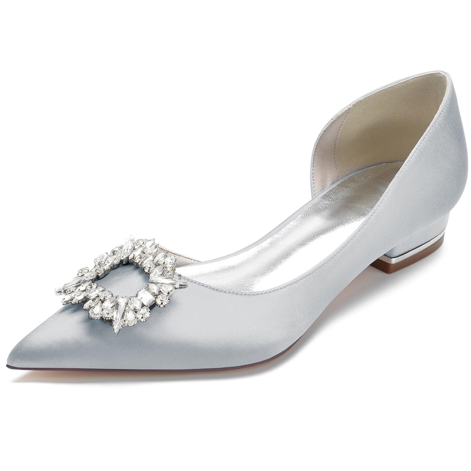 Flat Heel 2.5cm Silk-Like Shoes CK0268 - COCOMELODY