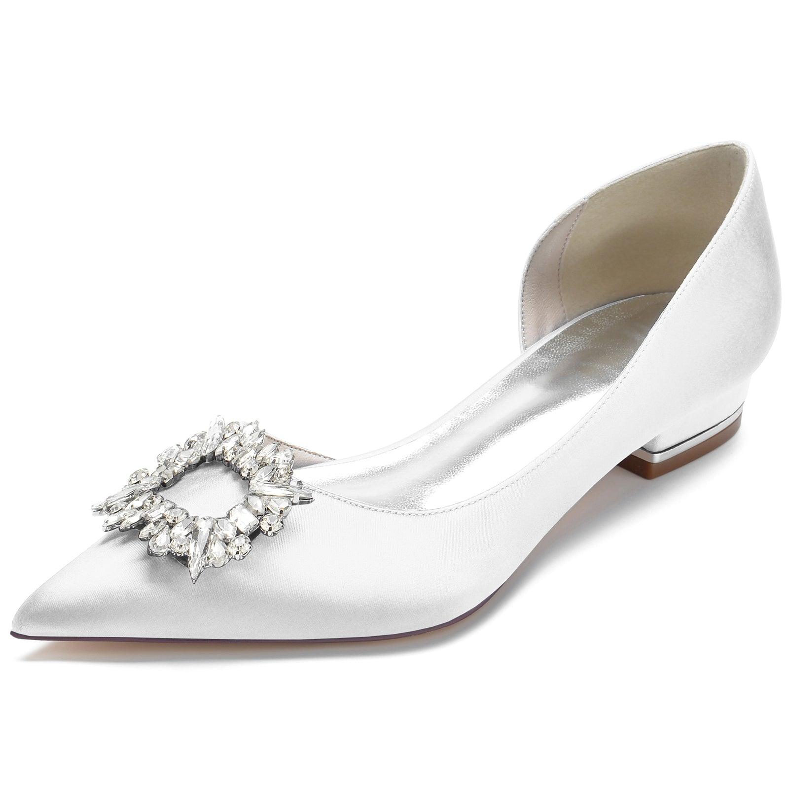 Flat Heel 2.5cm Silk-Like Shoes CK0268 - COCOMELODY