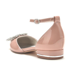 Flat Heel 2.5cm Patent Leather Shoes CK0269 - COCOMELODY