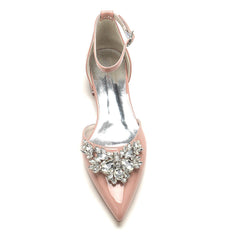 Flat Heel 2.5cm Patent Leather Shoes CK0269 - COCOMELODY