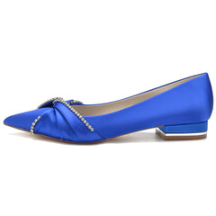 Flat Heel 2.5cm Silk-Like Shoes CK0272 - COCOMELODY